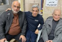 حضور عبدالله موحد با همراهی قاسم علی عسگری و اکبرفلاح در باشگاه کارگران