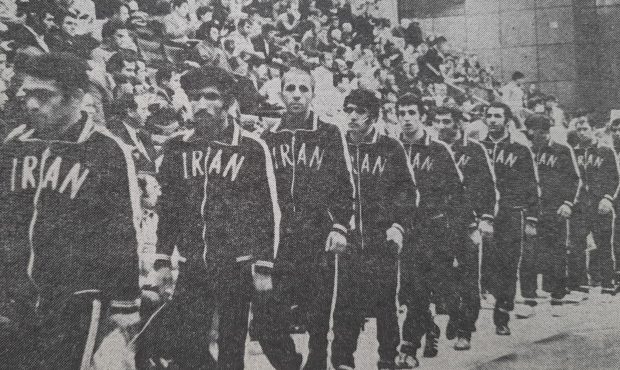 تیم اعزامی کشتی آزاد به مسابقات دانکلوف در ۱۳۵۱