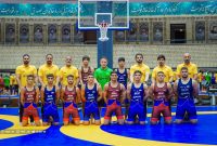 عنوان سومی تیم ملی کشتی فرنگی نوجوانان ایران در رقابت های جهانی باکو
