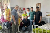 حضور جمعی از خانواده کشتی شهر ری در آسایشگاه سالمندان کهریزک